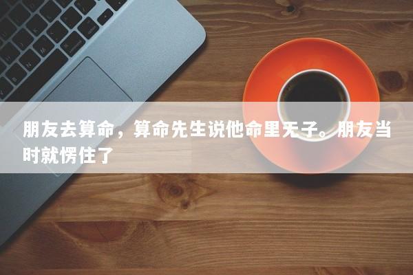 朋友去算命，算命先生说他命里无子。朋友当时就愣住了