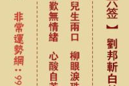 佛祖灵签签解签全解