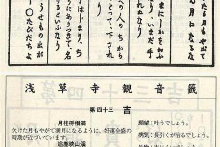 观音灵签第十四签精髓