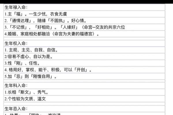 紫薇斗数入内局