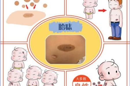 身上胎记算命图解