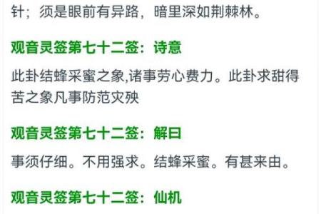 观世音灵签七十七