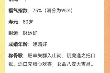 称骨算命表二两六男命详解