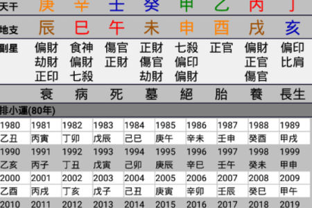 祥论八字大运与流年