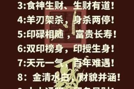 八字命局有多少种格局