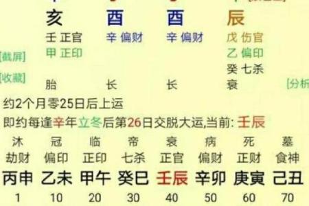 阴历八字算命