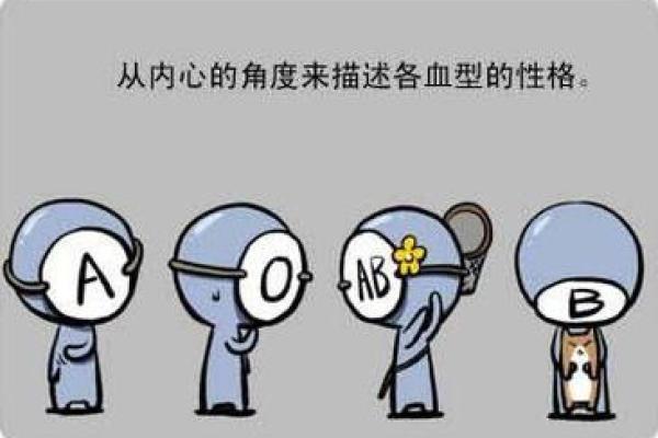 4种血型的流泪指数分析