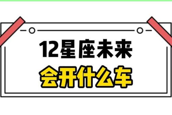 十二星座长大适合开什么车子