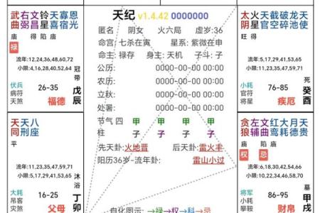 紫薇斗数太阴的排法