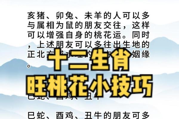十二生肖桃花运旺盛的方位
