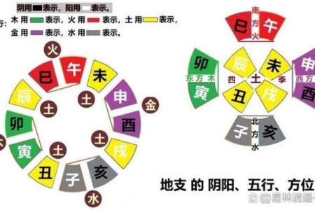 十二地支阴阳五行及方位