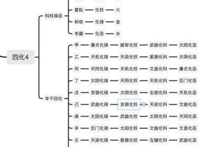 紫薇斗数中化禄星都有哪些