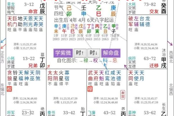 紫薇斗数状元格