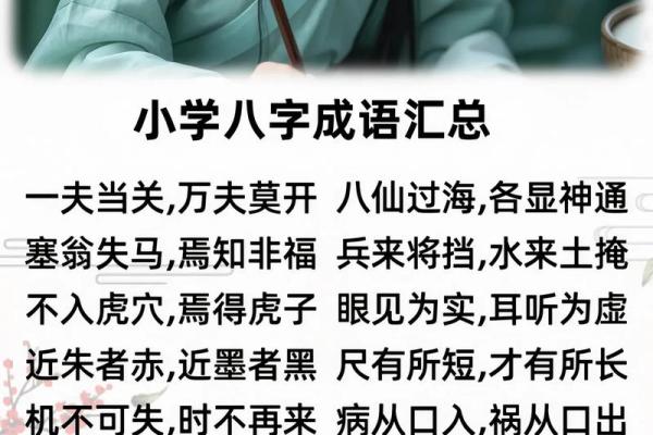 八字开头成语