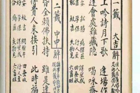 观音签解签大全1—100签 100签观音签解解析