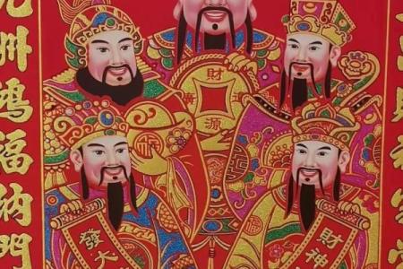 财神爷挂像家中怎么挂好  挂财神爷图有什么讲究