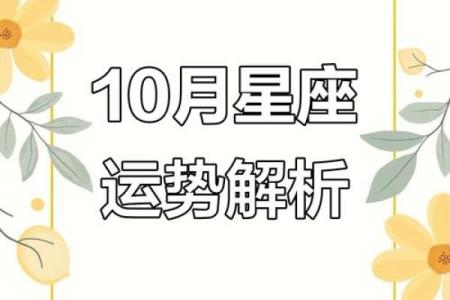 每日星座运势十月