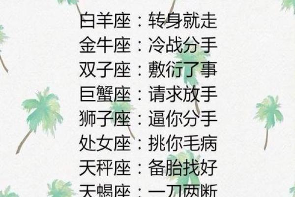 如果3天不主动，那就意味着分手的3个星座
