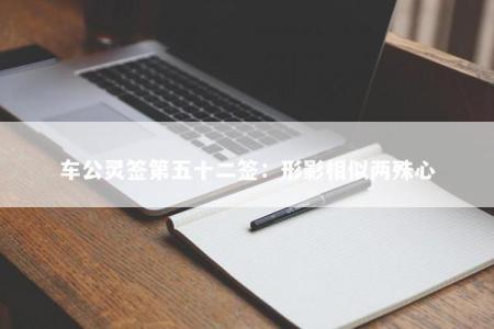 车公灵签第五十二签：形影相似两殊心