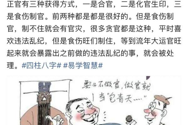 八字有正官的生活意象