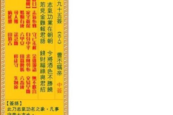 观音灵签求88签求疾病