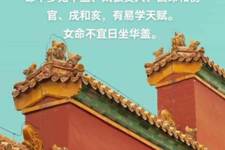 命中有华盖的人不要算命吗