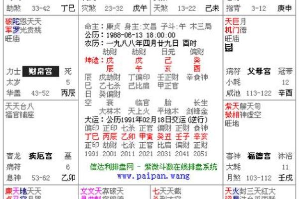 紫薇斗数怎么看命盘